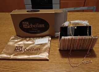 Pochette Scheilan Firenze gioiello dorata nuova