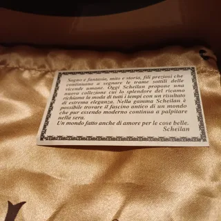 Pochette Scheilan Firenze gioiello dorata nuova