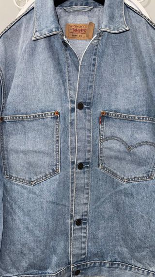 Levis Chaqueta Vaquera Vintage Hombre XL Azul