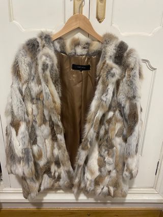 Abrigo Piel Conejo El Corte Ingles