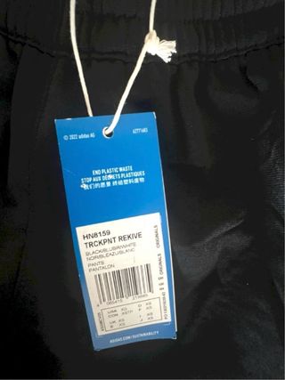 Adidas Pantalones Deportivos Negro/Azul