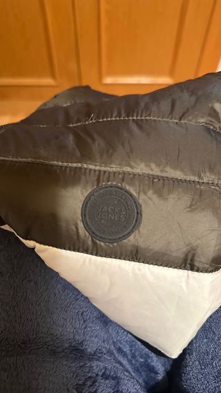 Chaleco Jack & Jones Negro y Blanco