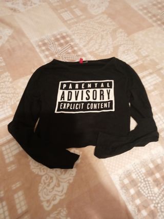 Maglietta H&M corta nera L