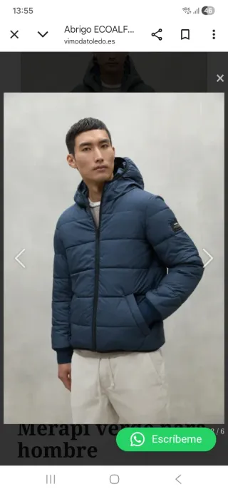 Abrigo Ecoalf 3 en 1 Verde