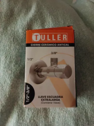 Llave de escuadra Tuller 1/2-3/8