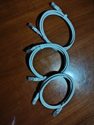 3 Cavi Ethernet RJ45 1m Bianchi