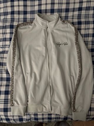 Sudadera Project X Paris Gris y Blanca Talla XL