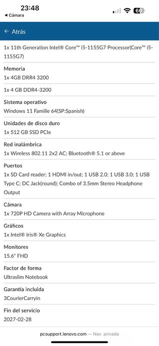 Lenovo Gris Ordenador Portátil