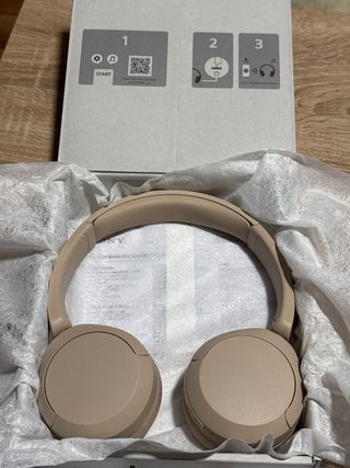 Auriculares Bluetooth Sony WH-CH520 Beige