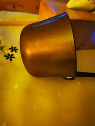 Cazo Cobre Macizo Antiguo con Sello