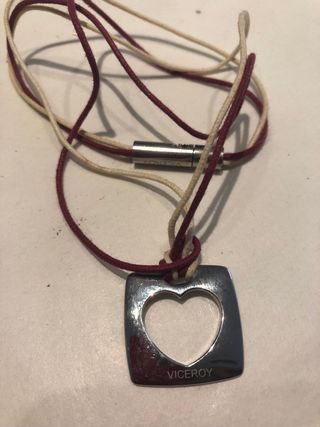 Colgante Viceroy Corazón Acero y Cuerda