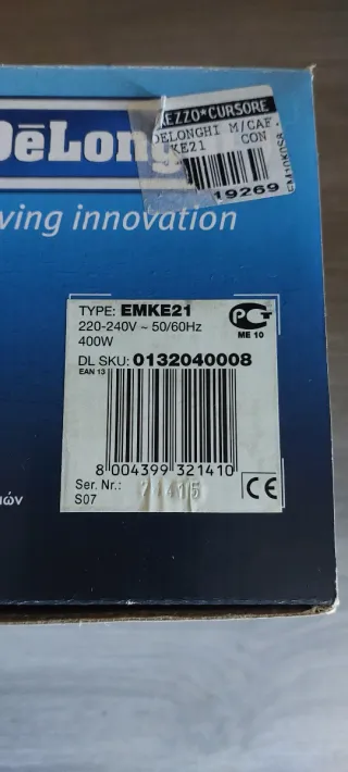 Moka DeLonghi Alicia Elettrica 2 tazze