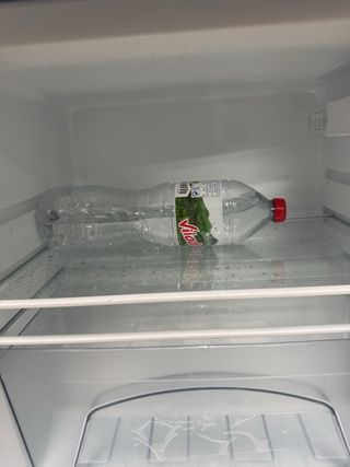 Nevera-congelador Roja Estilo Vintage