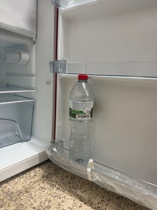 Nevera-congelador Roja Estilo Vintage