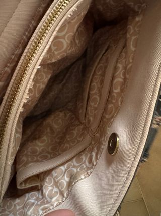Borsa Guess Rosa con Decorazioni Floreali