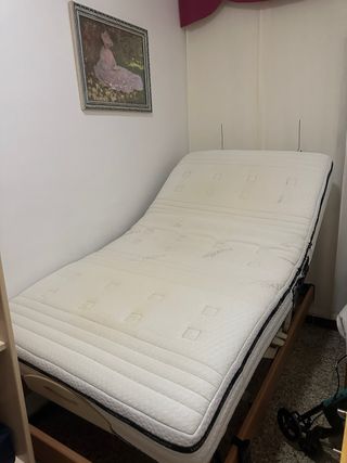 Somier eléctrico articulado y Colchón