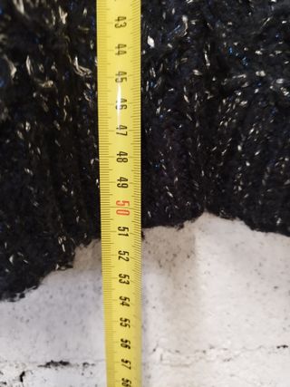 Jersey Desigual Mujer Negro y Plateado