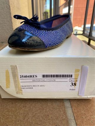 manoletinas/bailarinas de Vermont (talla 38)