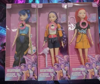 Conjunto de bonecas Guerreiras K-pop Demon Hunters