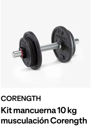 Kit 2 Mancuernas 10 kg Corength.