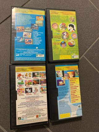 Tante videocassette VHS Disney e non