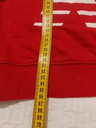 Felpa Pyrex rossa vintage tg M