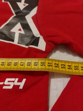 Felpa Pyrex rossa vintage tg M