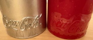 Set 2 Velas Coca-Cola Roja y Plateada