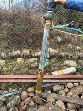 Bomba de sondeo sumergible de caudal