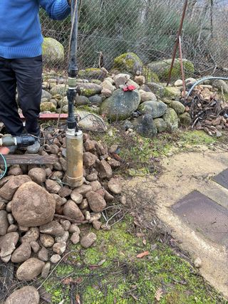 Bomba de sondeo sumergible de caudal