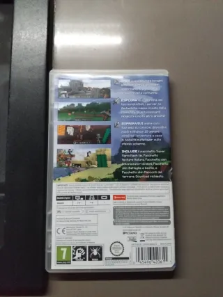 Minecraft Nintendo Switch con super Mario mash up