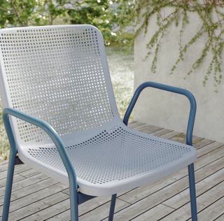 Pack de 4 Silla IKEA TORPARÖ gris-azul