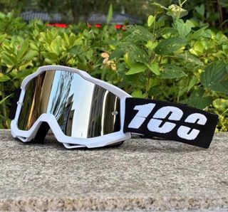 Gafas de moto 100% blancas