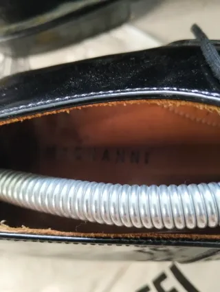 Zapatos de piel negros talla 43