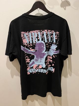 Camiseta Nirvana Negra Pull&Bear