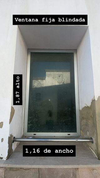 Ventana fija blindada 1,16 x 1,87