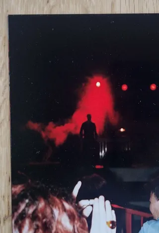 Lote 3 fotografías originales concierto Fangoria