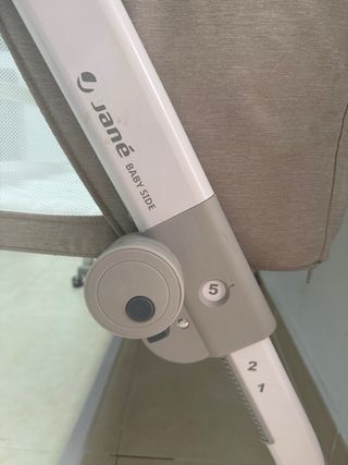 Cuna Colecho Jane BabySide Gris con movil GRATIS