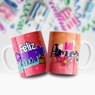 Tazas personalizadas Feliz Cumpleaños