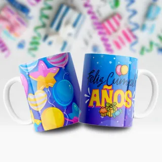 Tazas personalizadas Feliz Cumpleaños