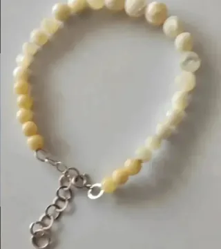 Pulseras Nácar y Plata