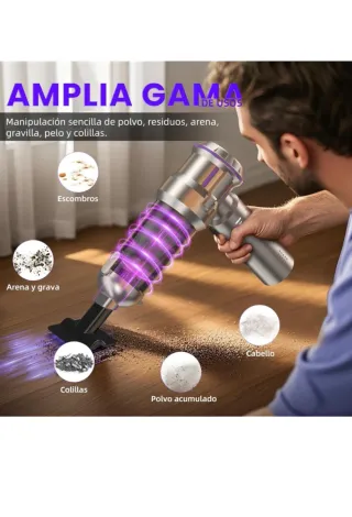 Aspiradora Mano Inalámbrica 25K Pa