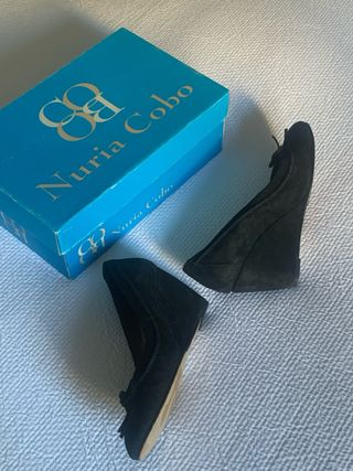 Zapatos Negros Nuria Cobo Talla 38