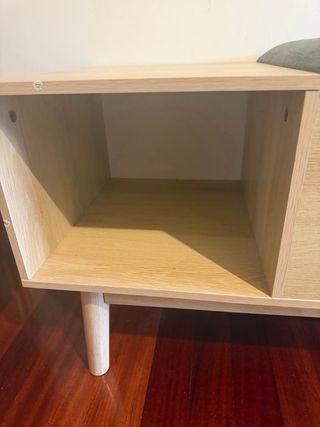 Banco Zapatero Wenko Edda Beige