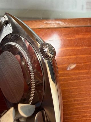 Reloj Rolex Azul y Plateado