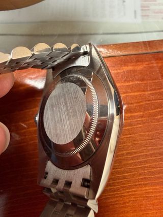 Reloj Rolex Azul y Plateado