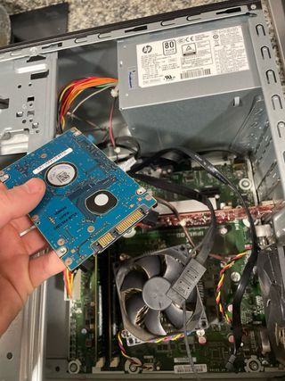 Ordenador de sobremesa HP Gris