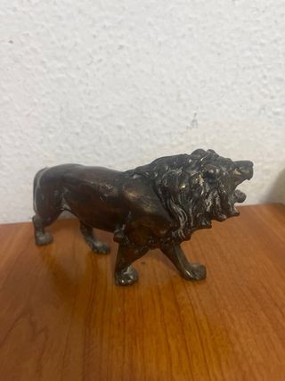 Figura León Bronce