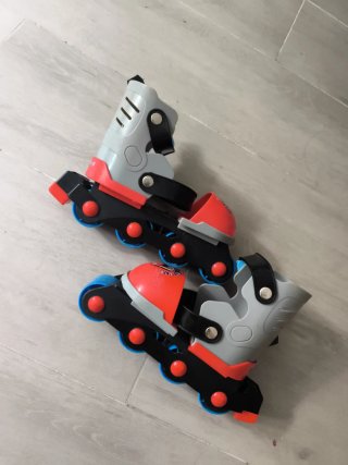 Moto correpasillos grande amarilla Regalo patines