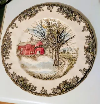 Plato de colección vintage Johnson Bros "The Cover